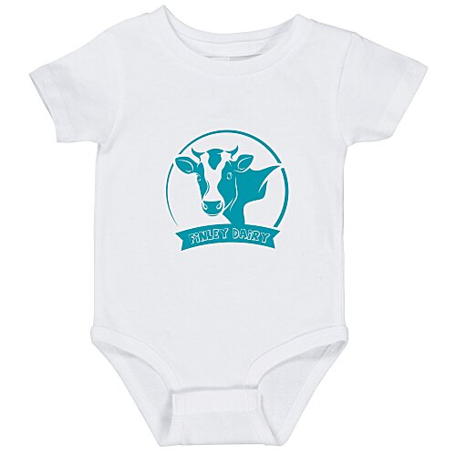 Rabbit Skins Infant Premium Jersey Onesie - White Main Image