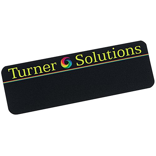 Chalkboard Name Badge - 1" x 3" - Pinback - 24 hr Main Image
