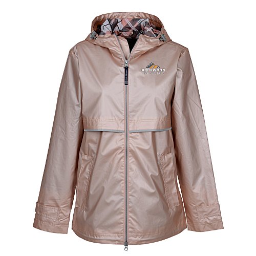 New Englander Rain Jacket with Printed Lining - Ladies' Main Image