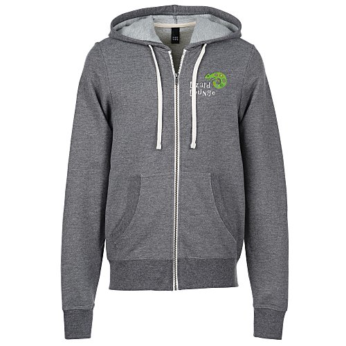Optimal Tri-Blend Full-Zip Hoodie - Men's - Embroidered Main Image