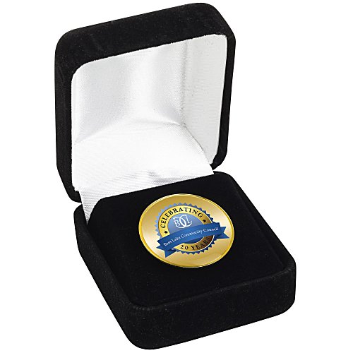 Circle Lapel Pin with Gift Box Main Image