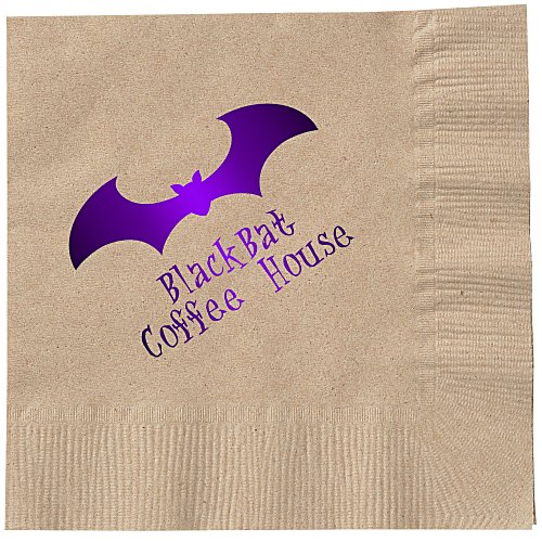 Kraft Beverage Napkin - 2-ply - Low Qty - Foil Main Image