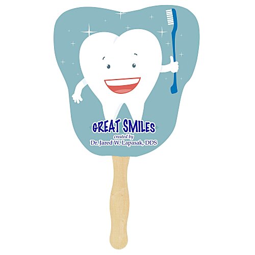 Hand Fan - Tooth - Full Color - 24 hr Main Image
