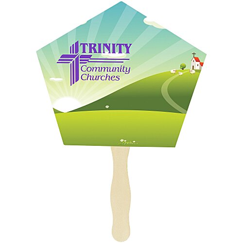 Hand Fan - Church - Full Color - 24 hr Main Image