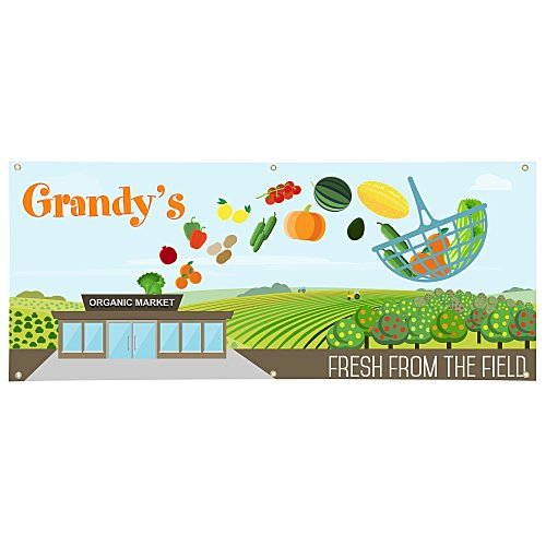 Value Outdoor Banner - 2' x 5' - 24 hr Main Image