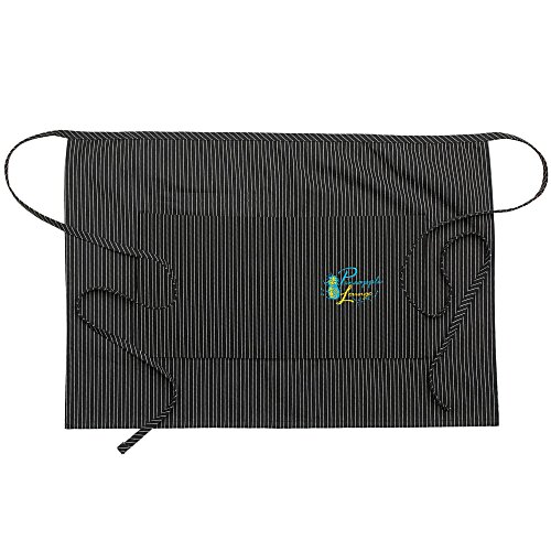 Half Bistro Two-Pocket Apron - Pinstripe Main Image