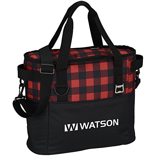 Buffalo Plaid Cooler Bag Main Image