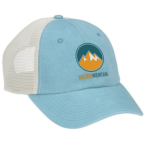 Pigment-Dyed Mesh Back Trucker Cap Main Image