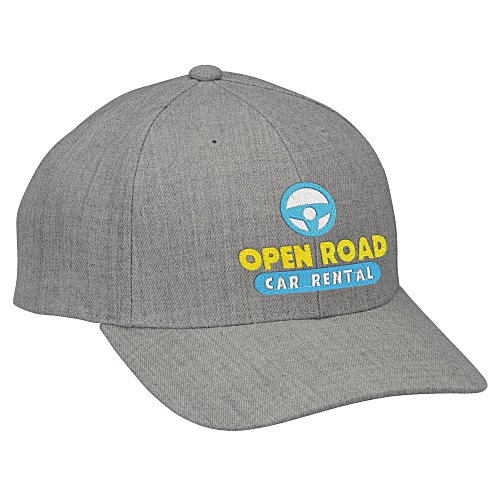 Yupoong Premium Curved Visor Snapback Cap Main Image
