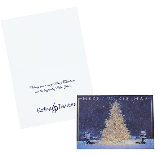 Spectacular Glow Christmas Card Main Image