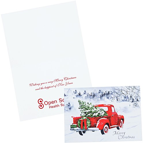 Vintage Vibe Christmas Card Main Image