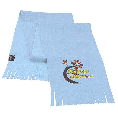 Polar Fleece Fringed Scarf - 24 hr Main Image