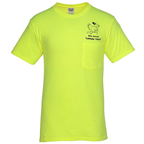 Jerzees Dri-Power 50/50 Pocket T-Shirt - Men's Main Image