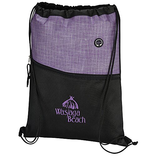 Carver Zip Pocket Drawstring Sportpack Main Image