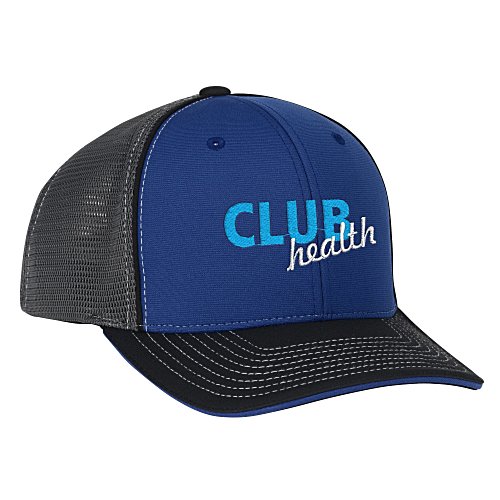 Richardson Pulse Sportmesh Cap - Charcoal Meshback Main Image