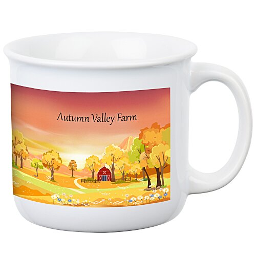 Campfire Coffee Mug - 15 oz. - White - Full Color Main Image