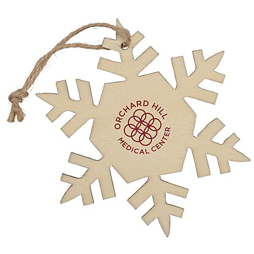 Wood Ornament - Snowflake Main Image