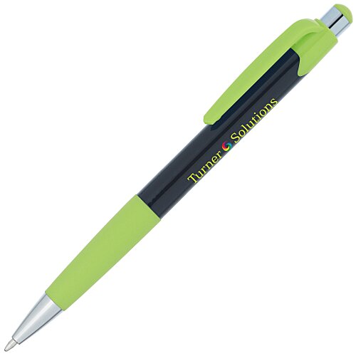 Mardi Gras Pen - Black - Full Color Main Image