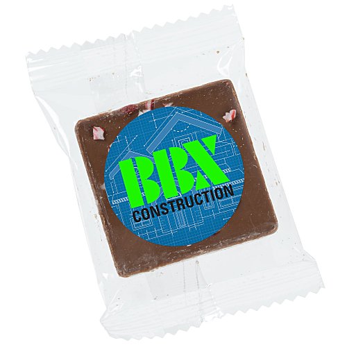 Gourmet Belgian Chocolate Square - 1/2 oz. Main Image