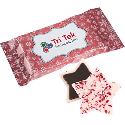 Peppermint Bark Shapes - 1-1/2 oz. - Star Main Image