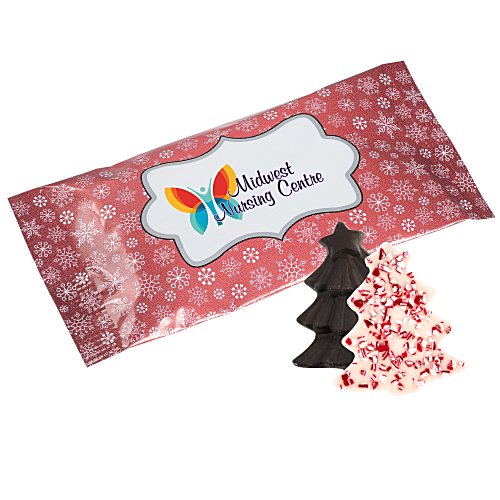 Peppermint Bark Shapes - 1/2 oz. - Tree Main Image