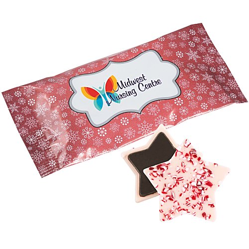 Peppermint Bark Shapes - 1/2 oz. - Star Main Image