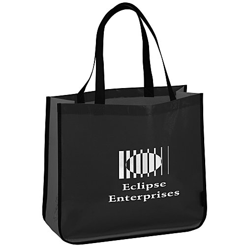 Laminated Polypropylene Shopper Tote - 14 inches x 16 inches - 24 hr Main Image