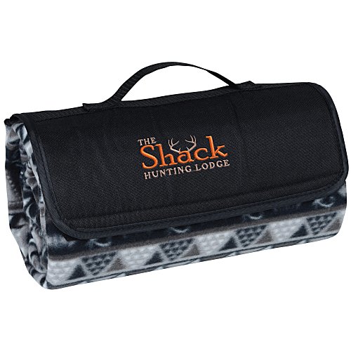 Roll-Up Blanket - Canyon Pattern with Black Flap Main Image
