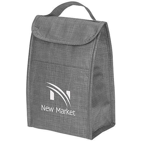 Crosshatched Lunch Sack Cooler - 24 hr Main Image