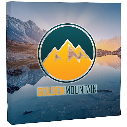 Premium Splash Floor Display - 7' - Wrap Graphic - Replacement Graphic Main Image