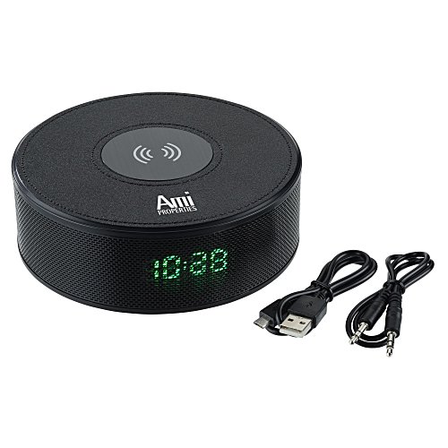 Orbit Alarm Clock Speaker with Wireless Charger Main Image