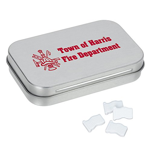 Rectangular Tin with Shaped Mints - Flag Main Image