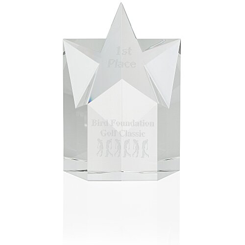 Superstar Crystal Award - 6" Main Image