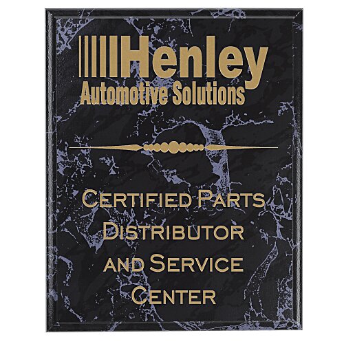 Marbleized Wood Plaque - 10" Main Image