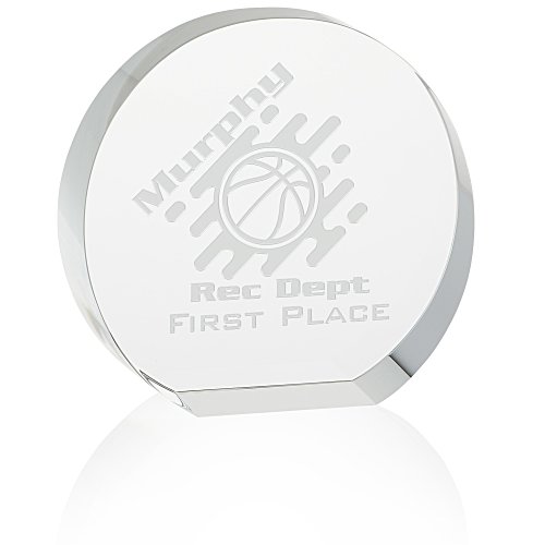 Circle Crystal Award - 4 inches Main Image