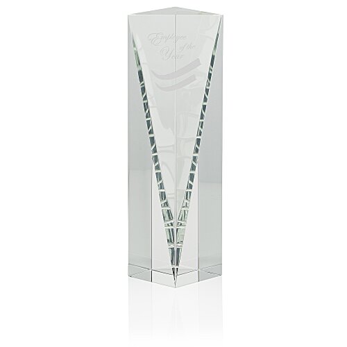 Conquest Crystal Tower Award - 8" Main Image