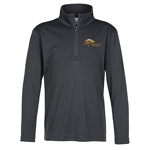 Defender Performance 1/4-Zip Pullover - Youth - Embroidered Main Image