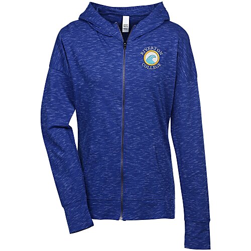 District Award Full-Zip Hoodie - Ladies' - Embroidery Main Image