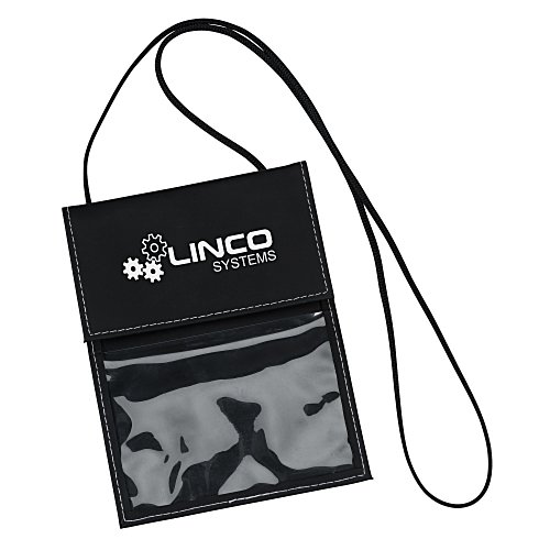 Contrast Stitch Neck Wallet - 24 hr Main Image