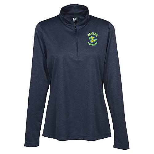 Zone Performance 1/4-Zip Pullover - Ladies' - Heathers Main Image