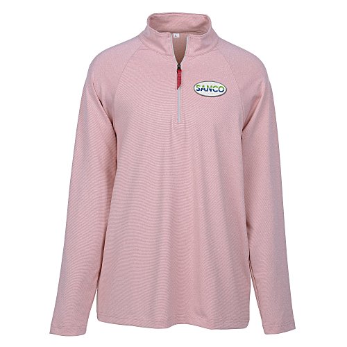 CrownLux Performance Micro Stripe 1/4-Zip Pullover - Men's Main Image
