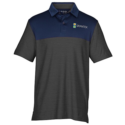 IZOD Colorblocked Space-Dyed Polo Main Image