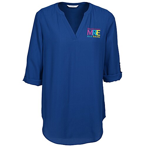 Poly Crepe 3/4 Sleeve Tunic - Ladies' Main Image