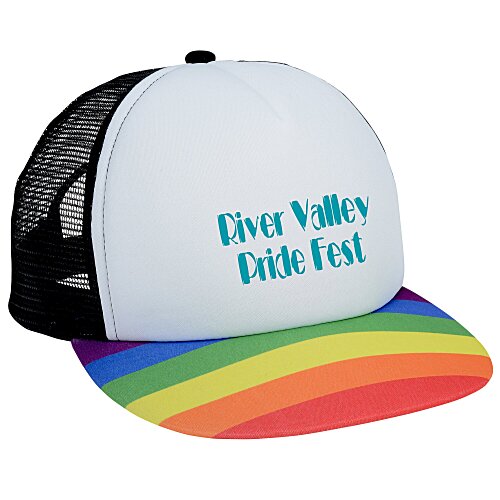 Rainbow Bill Trucker Cap Main Image