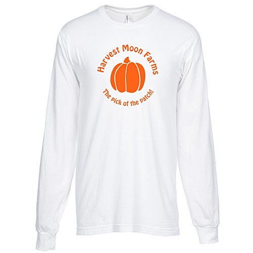 American Apparel Fine Jersey LS T-Shirt - Men's - White Main Image