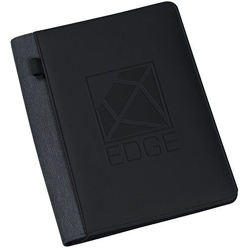 Vienna Heathered Zippered Padfolio Main Image