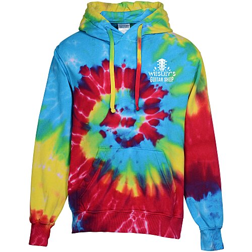 Tie-Dyed Spiral Hoodie - Screen Main Image