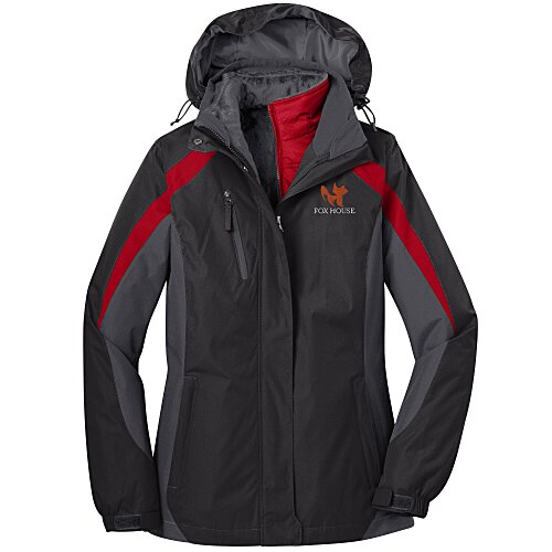 Colorblock 3-in-1 Jacket - Ladies' - 24 hr Main Image