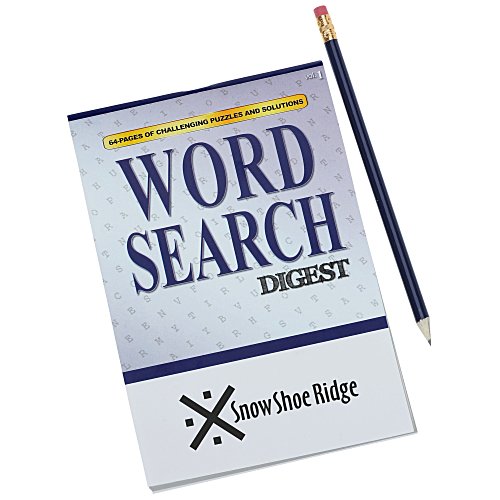 Word Search Digest and Pencil Set Main Image