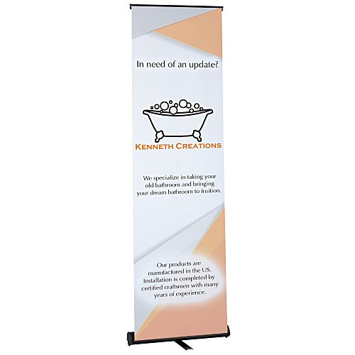 Contender Mini Retractable Banner Display - 23 - 1/2" Main Image